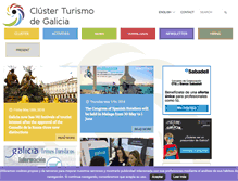 Tablet Screenshot of clusterturismogalicia.com